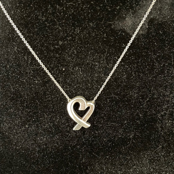 Tiffany & Co Paloma Picass Loving Heart Sterling Silver Chain - Picture 2 of 7
